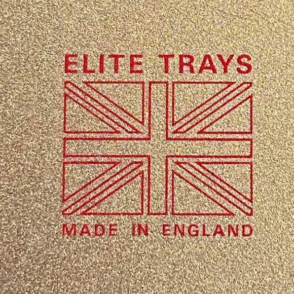 Vintage Tin English Tray Bird Flower Leaves Small Asian Writing Elite Trays - Picture 6 of 6